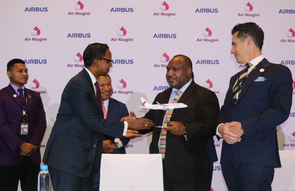 AIR NIUGINI SIGNS ORDER WITH AIRBUS FOR “THE PEOPLE’S BALUS”