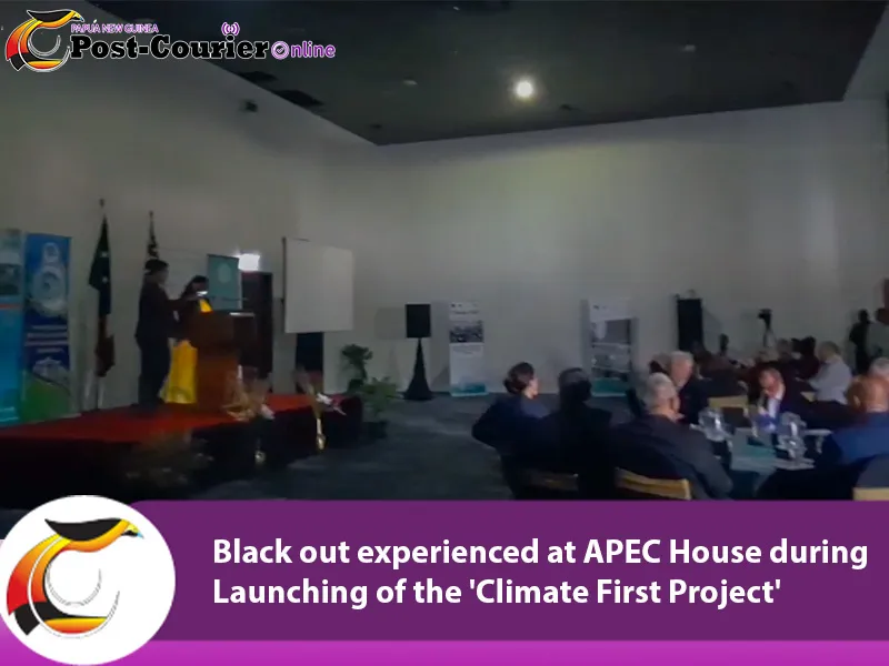 Power goes out during the launch of ‘Climate First Project’