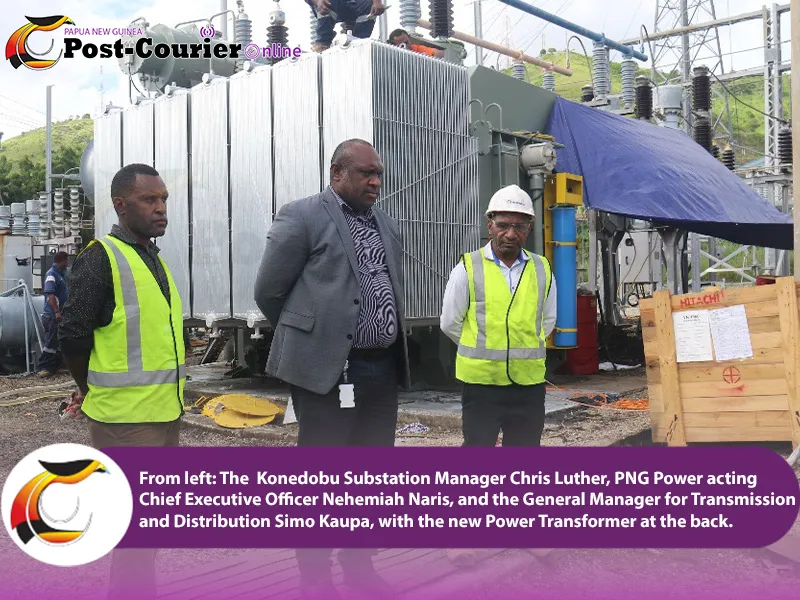 New Transformer installed at PPL’s Konedobu substation