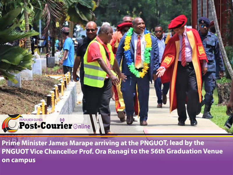 PNG UniTech graduated 772 students at 56th Graduation