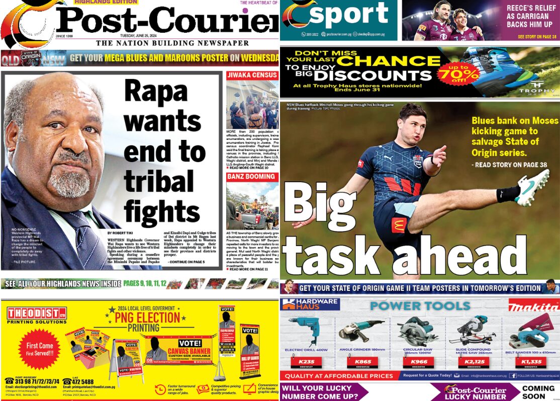 Front and Back page