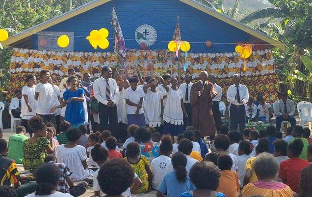 CHURCH BUILDING OFFICIALLY OPENED ON WARE ISLAND