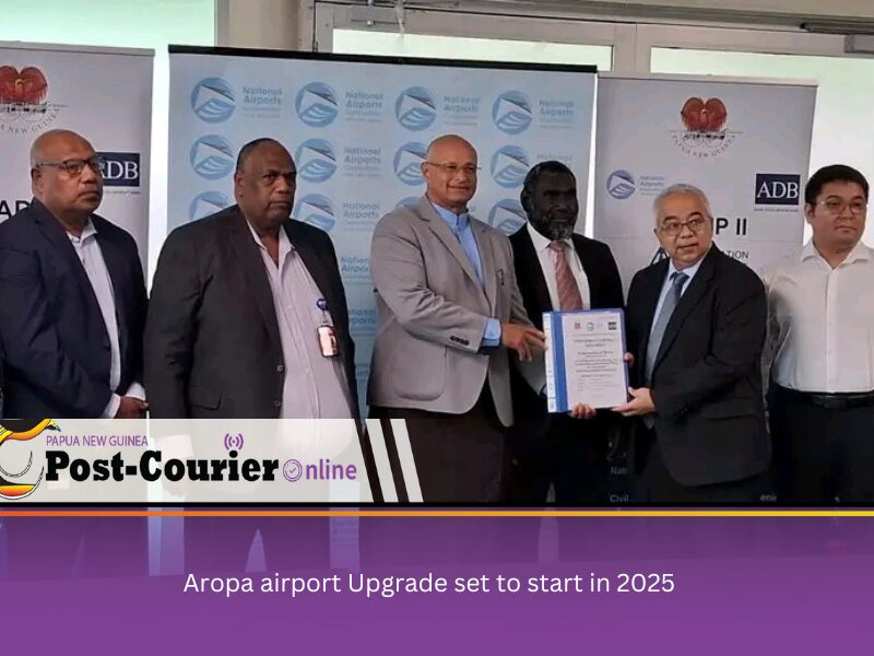 Aropa airport upgrade set to start in 2025