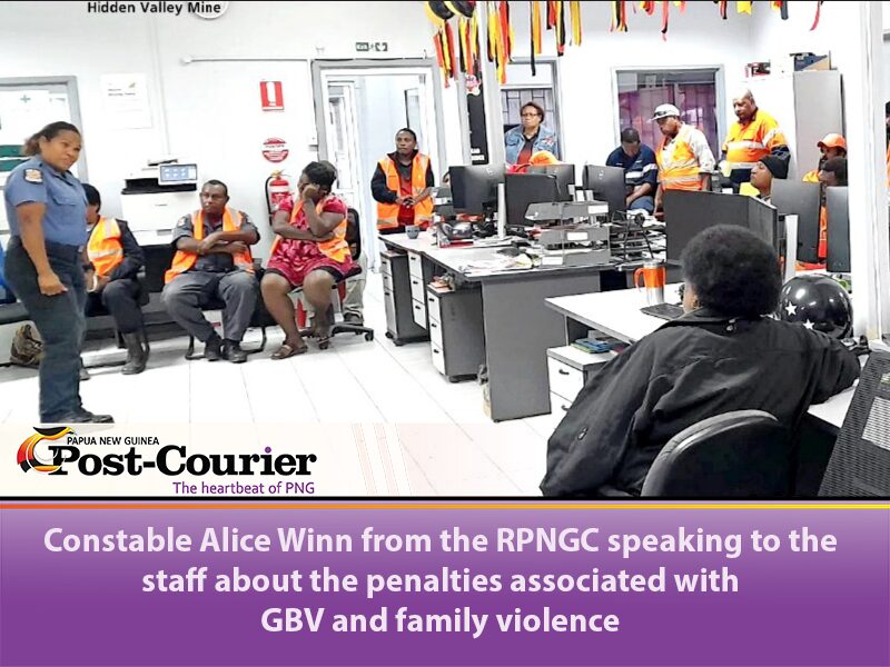 Hidden Valley mine takes steps to address GBV