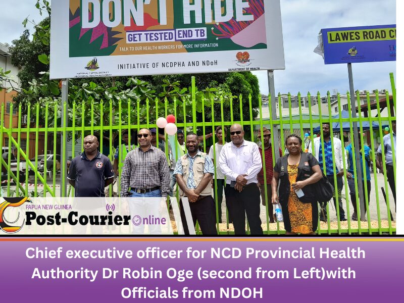 Lawes Road Clinic receives new HIV and TB Billboards