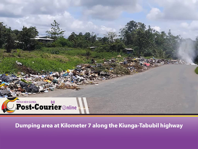 Residents in Kiunga raise concerns over waste dumping.