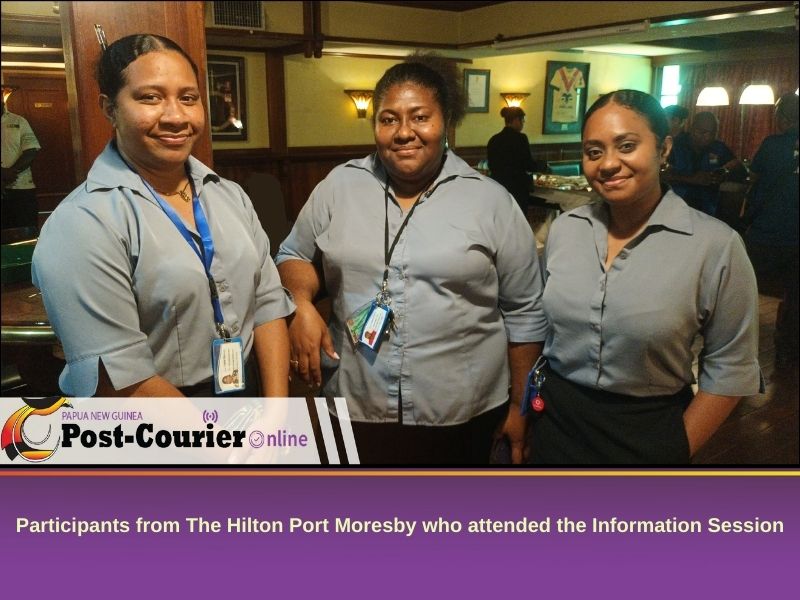 Hotels in Port Moresby participate in Information session held by SP Brewery  