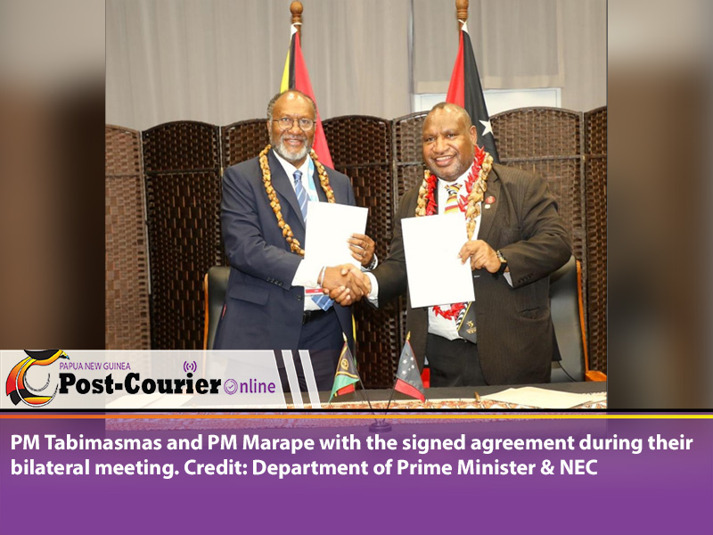 PNG, Vanuatu Sign Framework Agreement To Heighten Economic Cooperation