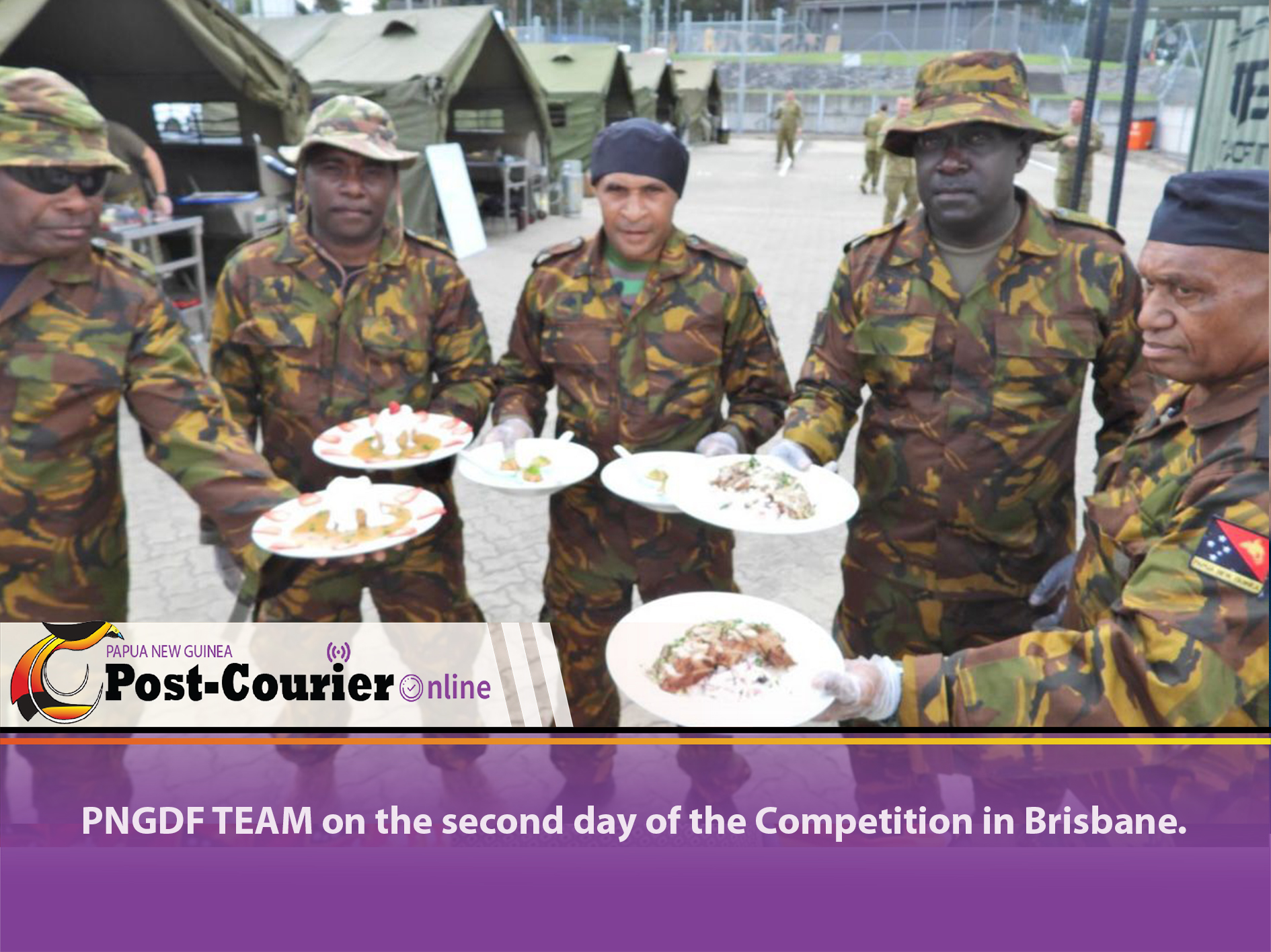 iPi Trains PNGDF for Golden Plate Competition in Brisbane.