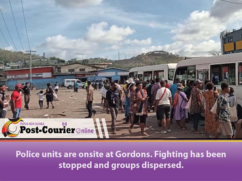 Police disperse fighting at Gordon’s