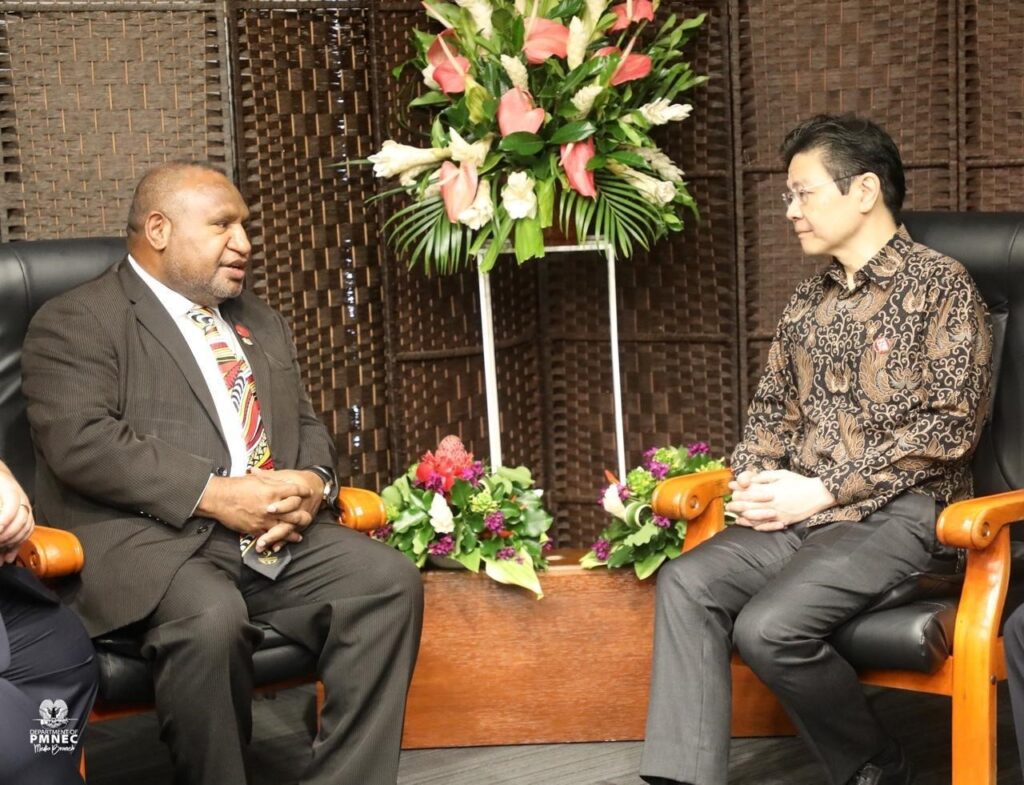 PM MARAPE CONGRATULATES NEW PRIME MINISTER OF SINGAPORE ON HIS ASCENSION TO OFFICE