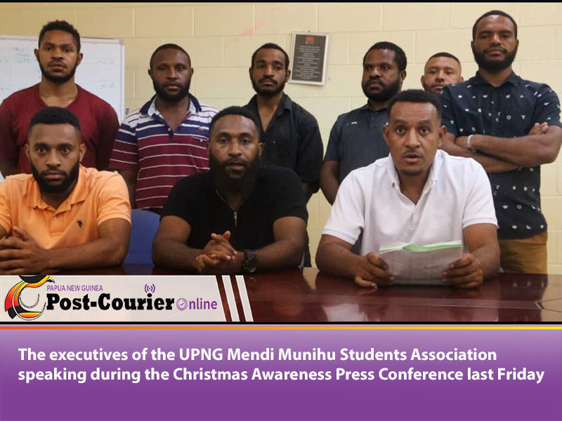 UPNG SHP Students set to Launch Awareness Campaign, call for support