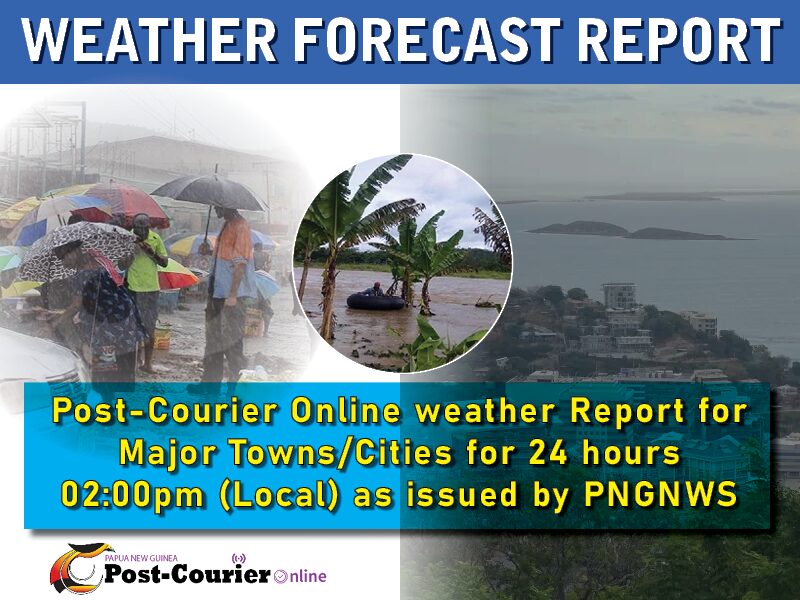 WEATHER FORECAST FOR AFTERNOON TO TONIGHT