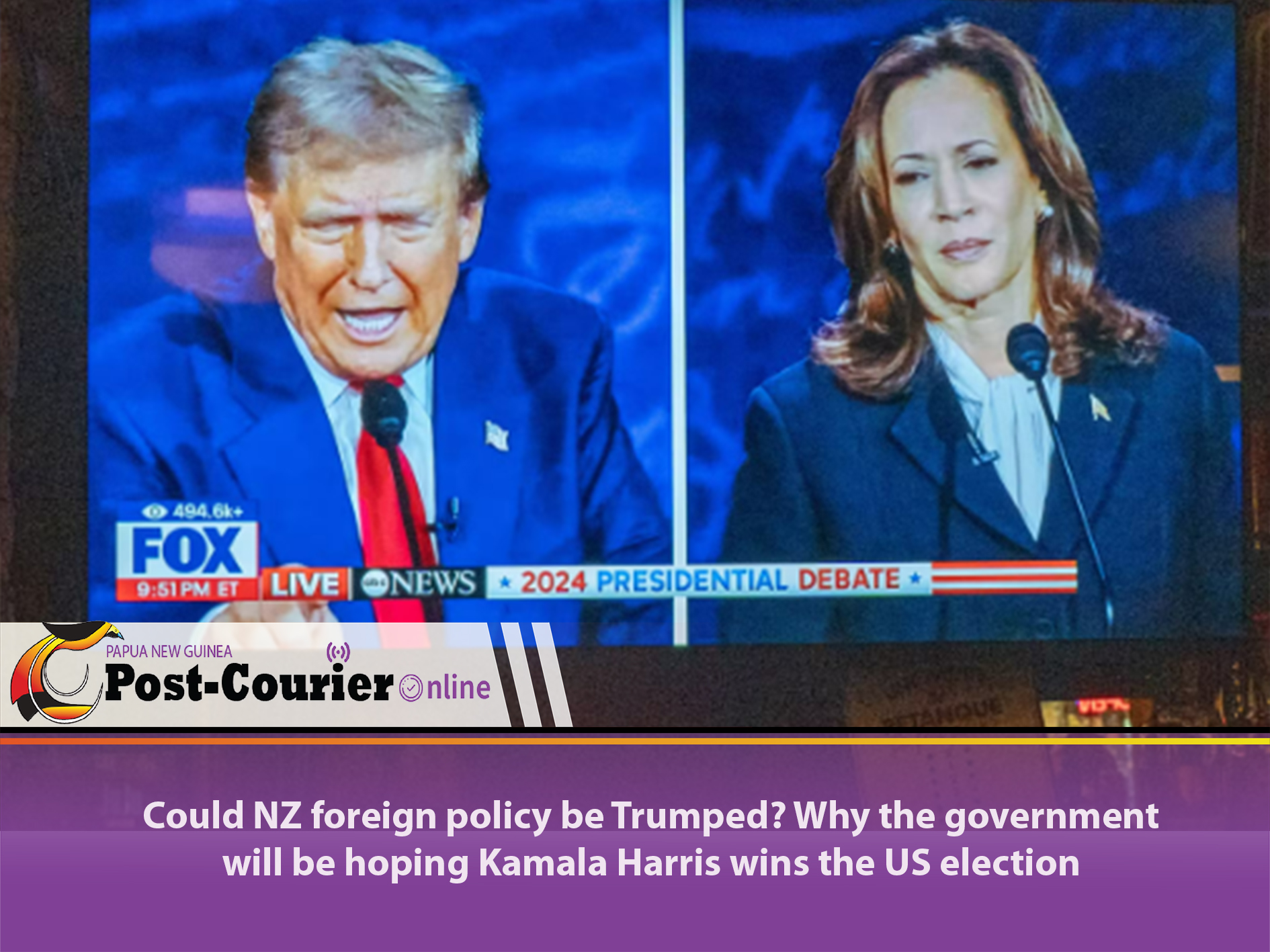 Could NZ foreign policy be Trumped? Why the government will be hoping Kamala Harris wins the US election