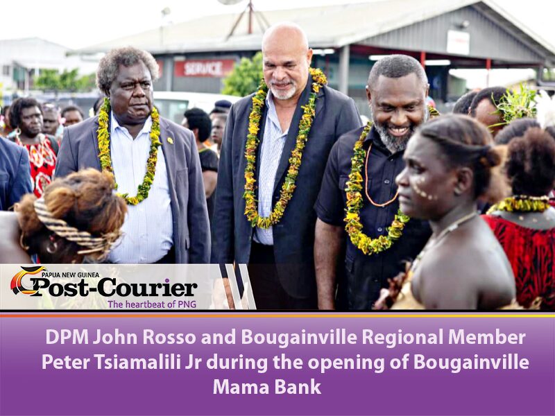 Rosso officially opens Bougainville Mama Bank