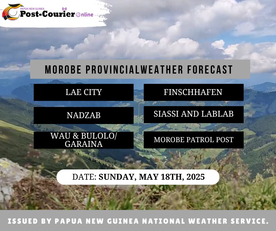 Weather Forecast for Morobe Province